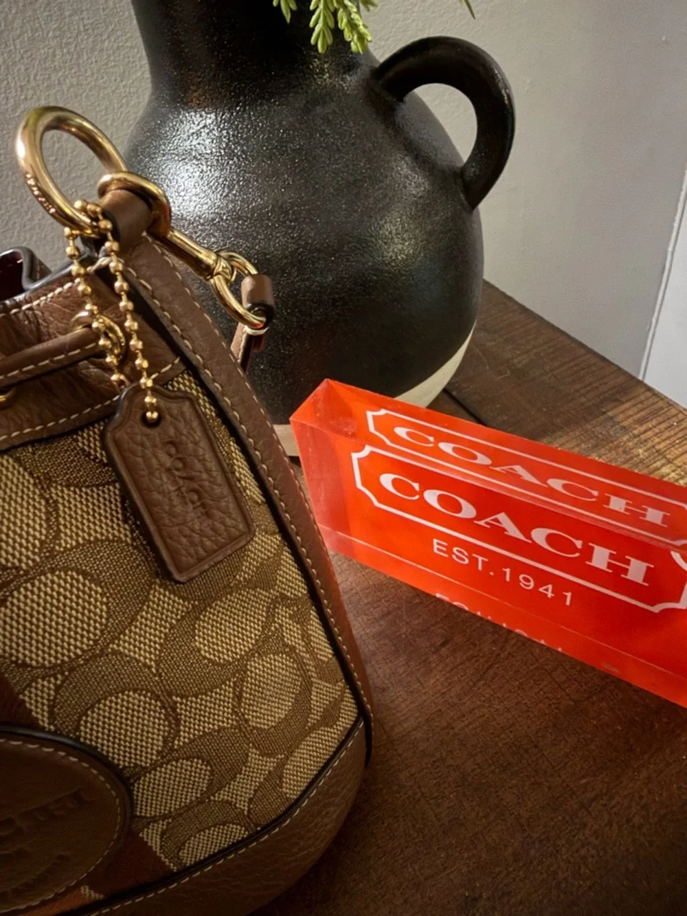 Coach Mini Dempsey Bucket Bag - Picture 4 of 11